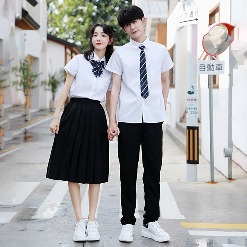 毕业照班服合唱演出服初中高中生运动会班服长裙诗歌朗诵比赛服装