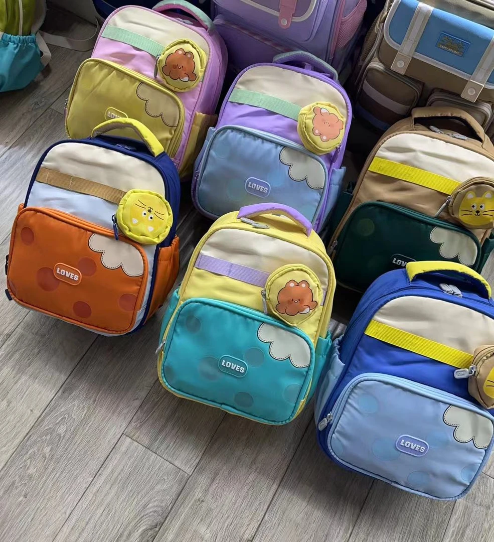 途简/可爱撞色卡通幼儿园书包98032/玩