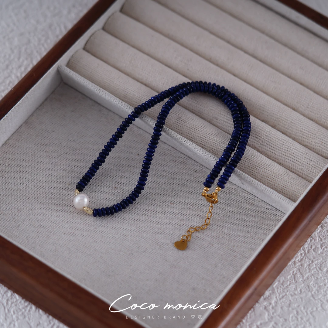 钛钢项链ZX025手工小众项链