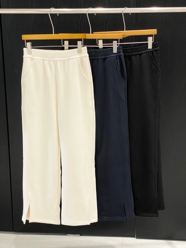 【art家】2024冬款开衩豆腐裤