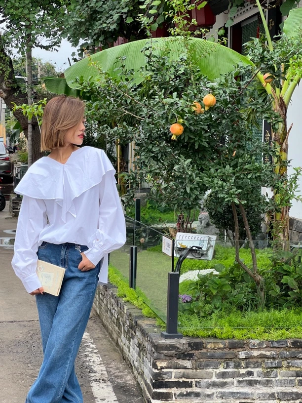 【art家】荷叶衬衫