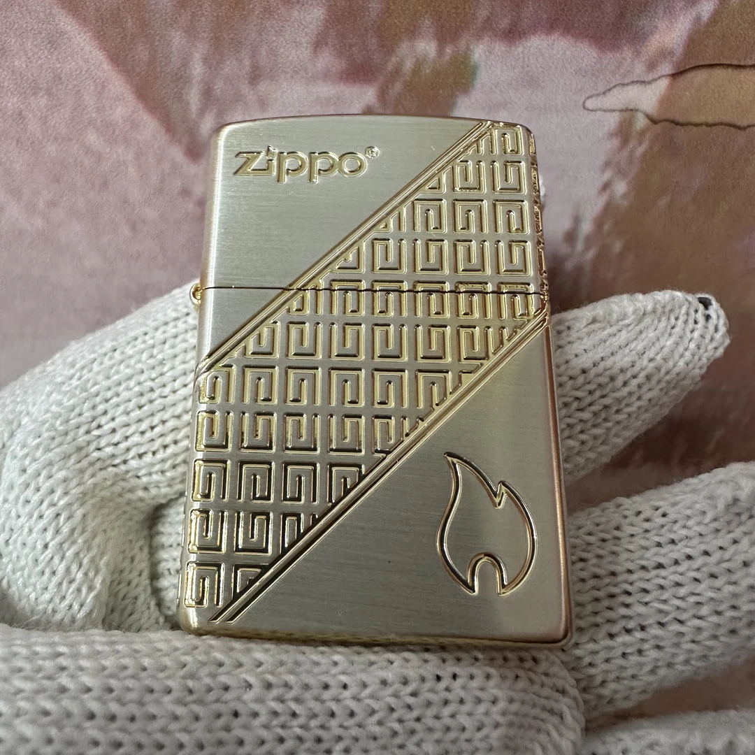 ZIPPO打火机正品常规镀白金—火焰之神-经典防风个性DYJ1