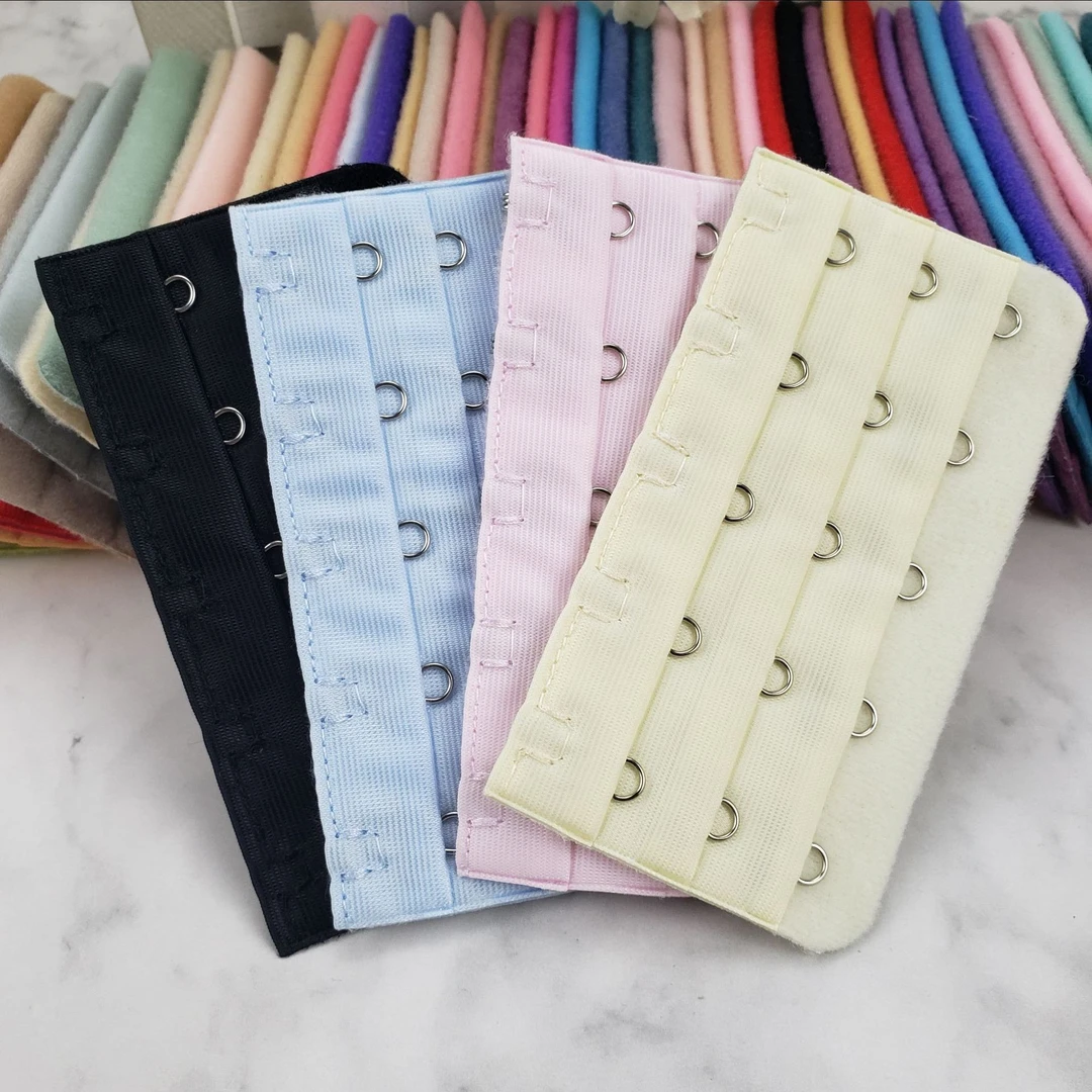 不锈钢三排五扣文胸内衣扣五排扣延长扣胸罩搭扣奶罩扣加长常规款