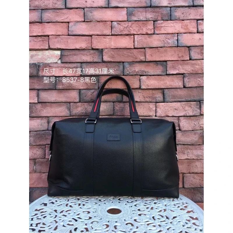 B.Z/邦尊 新款真皮商务旅行包男包手提包牛皮行李包男士大容量