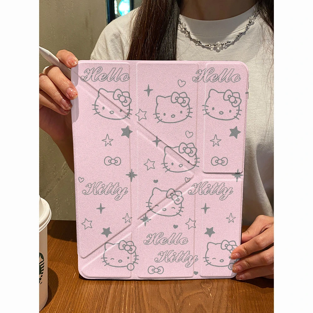 星星KT猫保护壳air6保护套iPad9平板壳防摔苹果pro2024平板保护壳