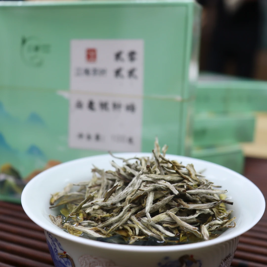 【江缘】福鼎白茶，白毫银针砖·2022年白毫银针 毫香四溢 100克盒装