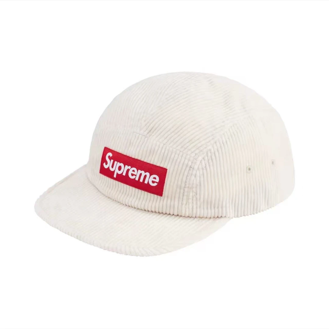 【JS专属】Supreme FW22 WEEK 12 Corduroy Camp Cap 棉 棒球帽