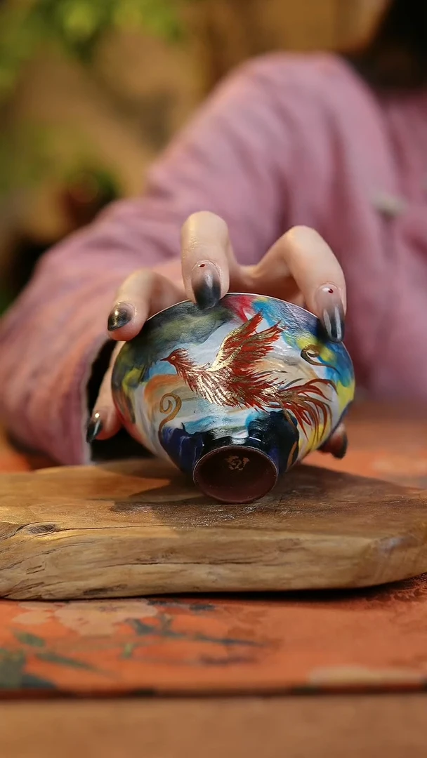 【闪购商品】219景德镇陶瓷手绘手工釉下彩