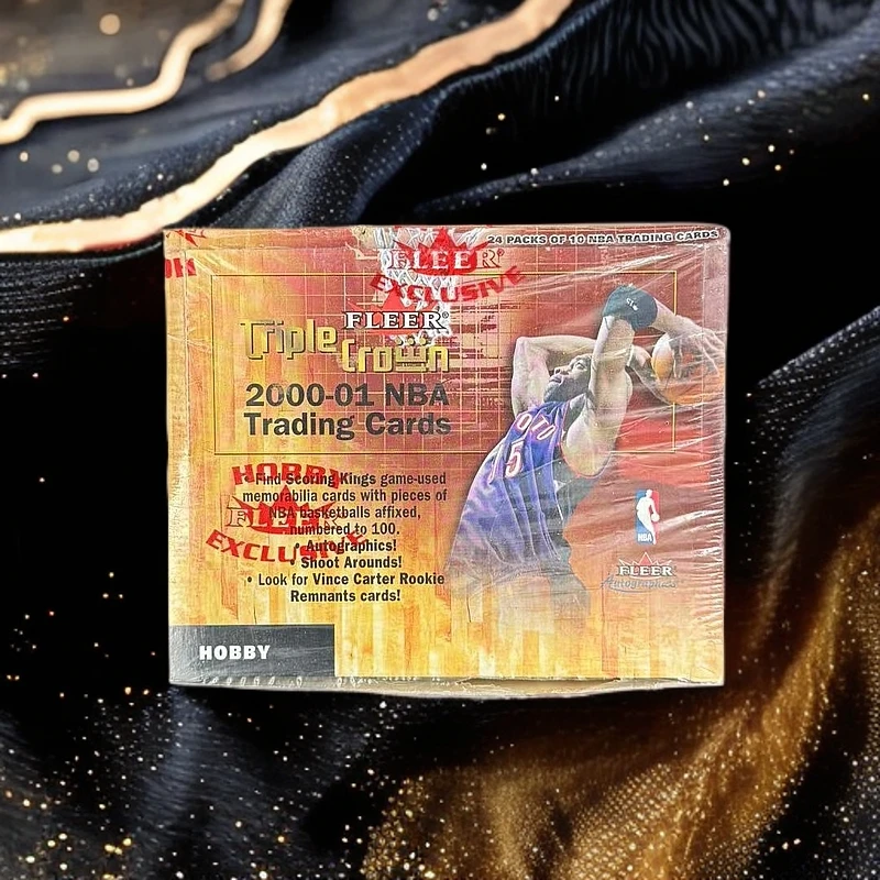 2000-01 Fleer triple Crown 球星卡盒 未成年禁止下单