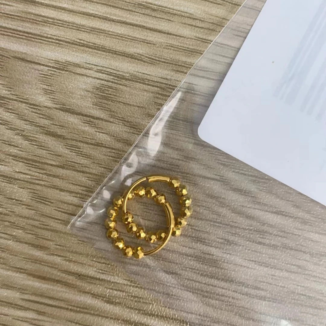 足金999 蹦迪耳圈