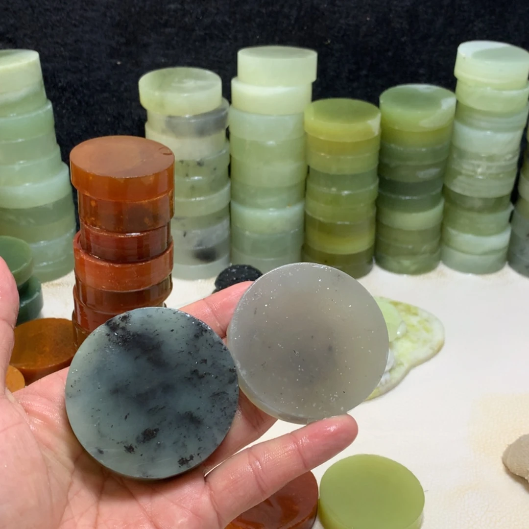 【闪购商品】蛇纹石玉珠宝半成品未镶嵌L**e