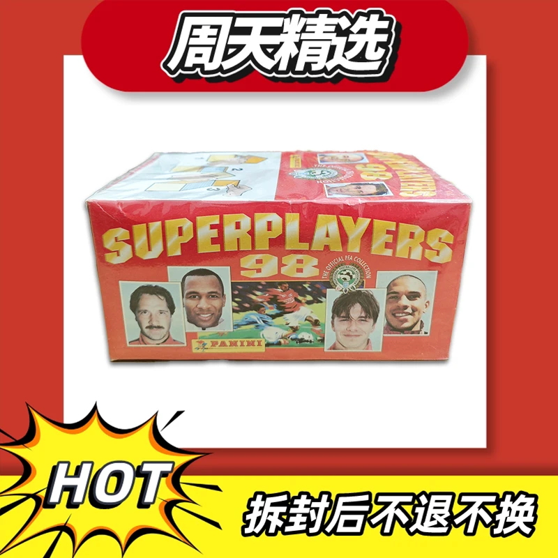帕尼尼1998super players 贴纸 1包 盲盒 拆盒