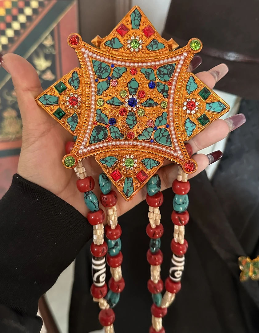 非金属仿珍珠项链 新款藏式民族风复古百搭款项链