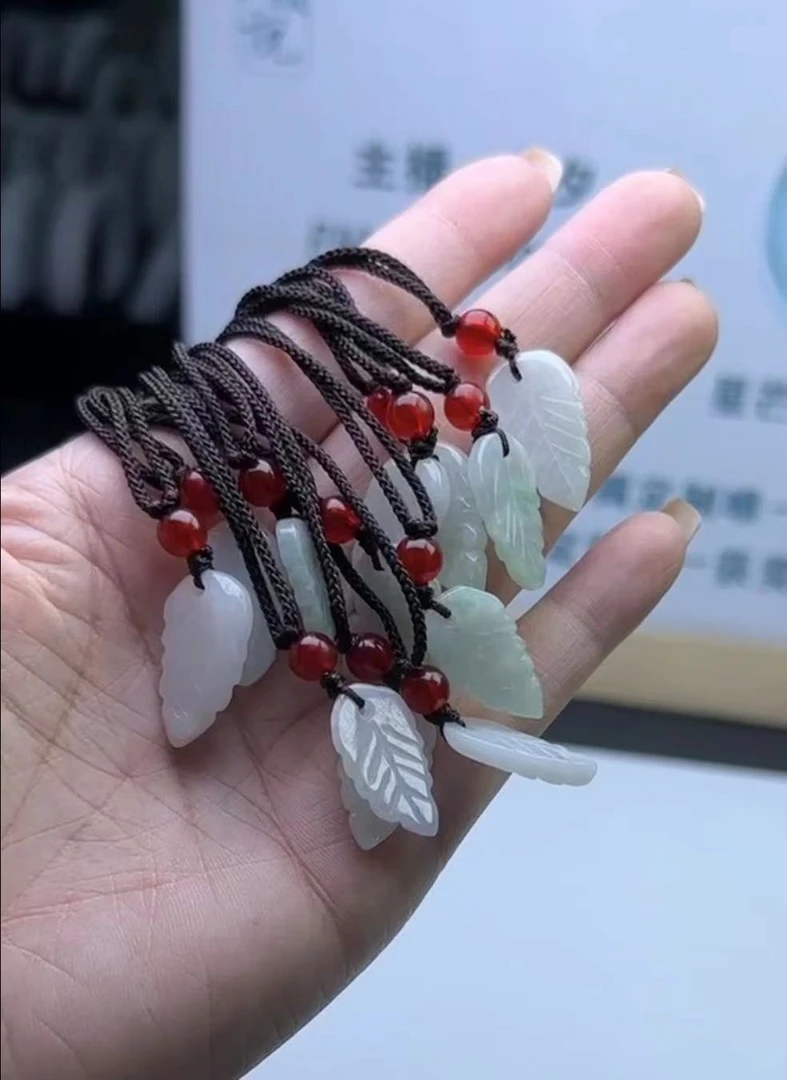 【石头说】天然翡翠-树叶-多样性发货发一件