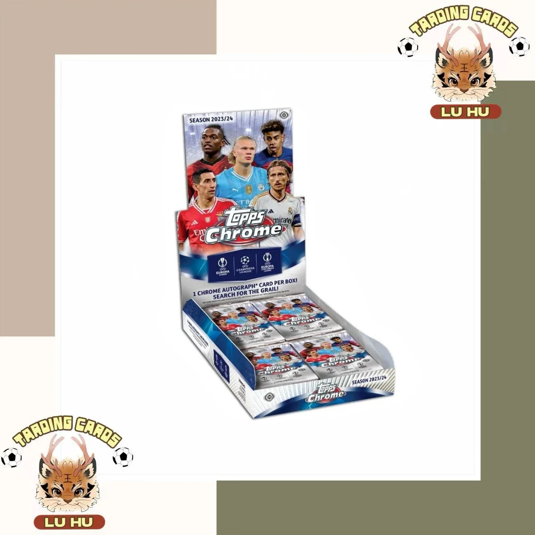 Topps 23-24  欧战 Chrome Hobby 足球球星卡盲盒（默认代拆）