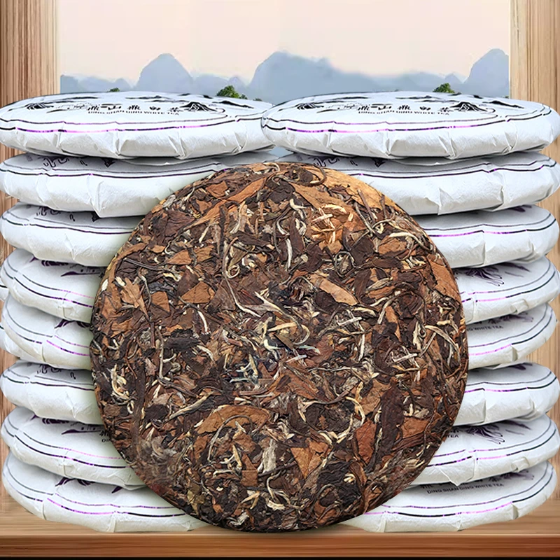 福鼎老白茶白牡丹饼正宗福建高山太姥山脉浓香紧压白牡丹饼茶送礼