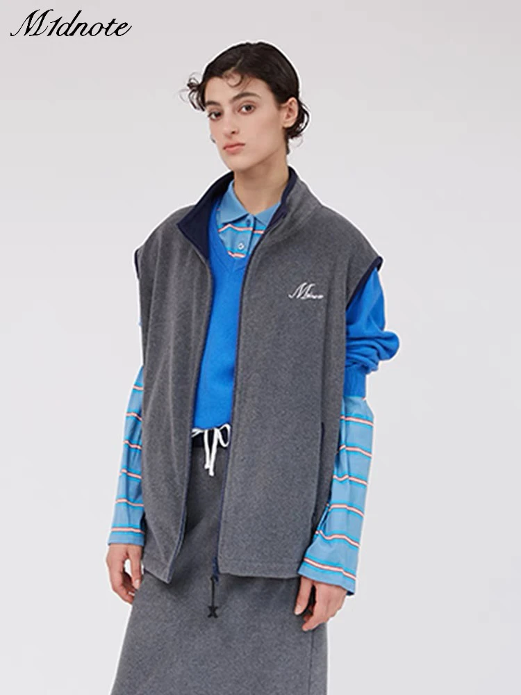 M1DNOTE 设计师品牌 25春夏新款 摇粒绒无袖马甲SOLSOL买手店