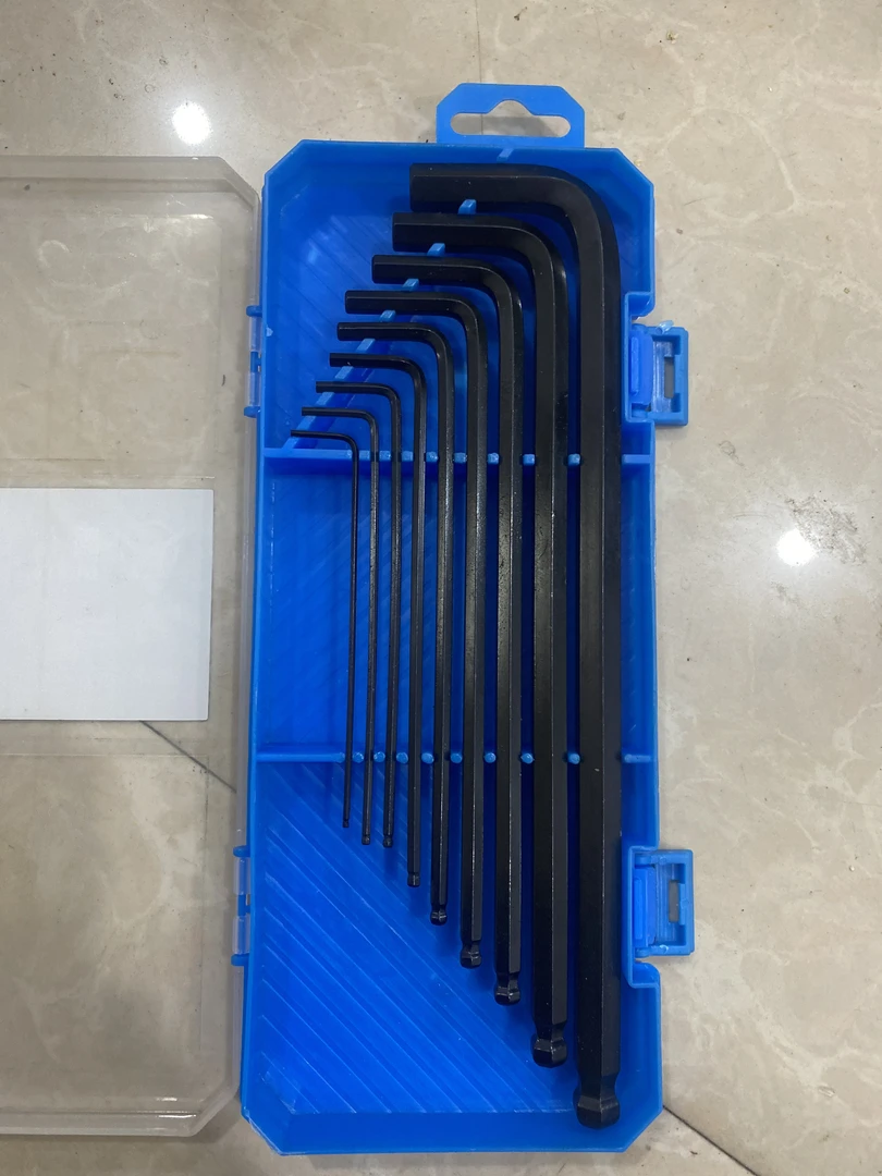 工业级加长9寸内六角扳手工具套装