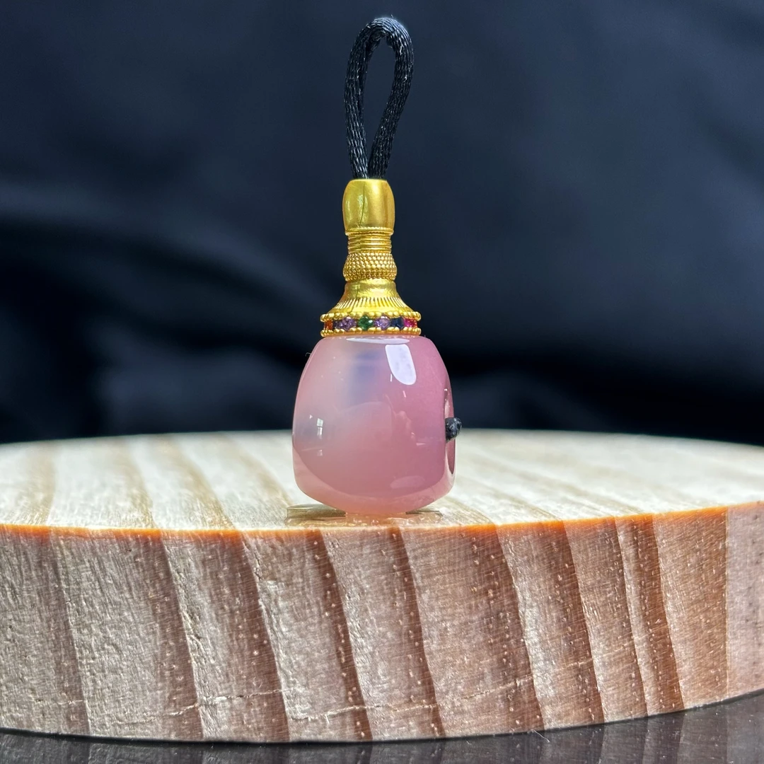 满砂点精工粉糯分体三通尺寸11mm货头品质文玩配饰菩提饰品