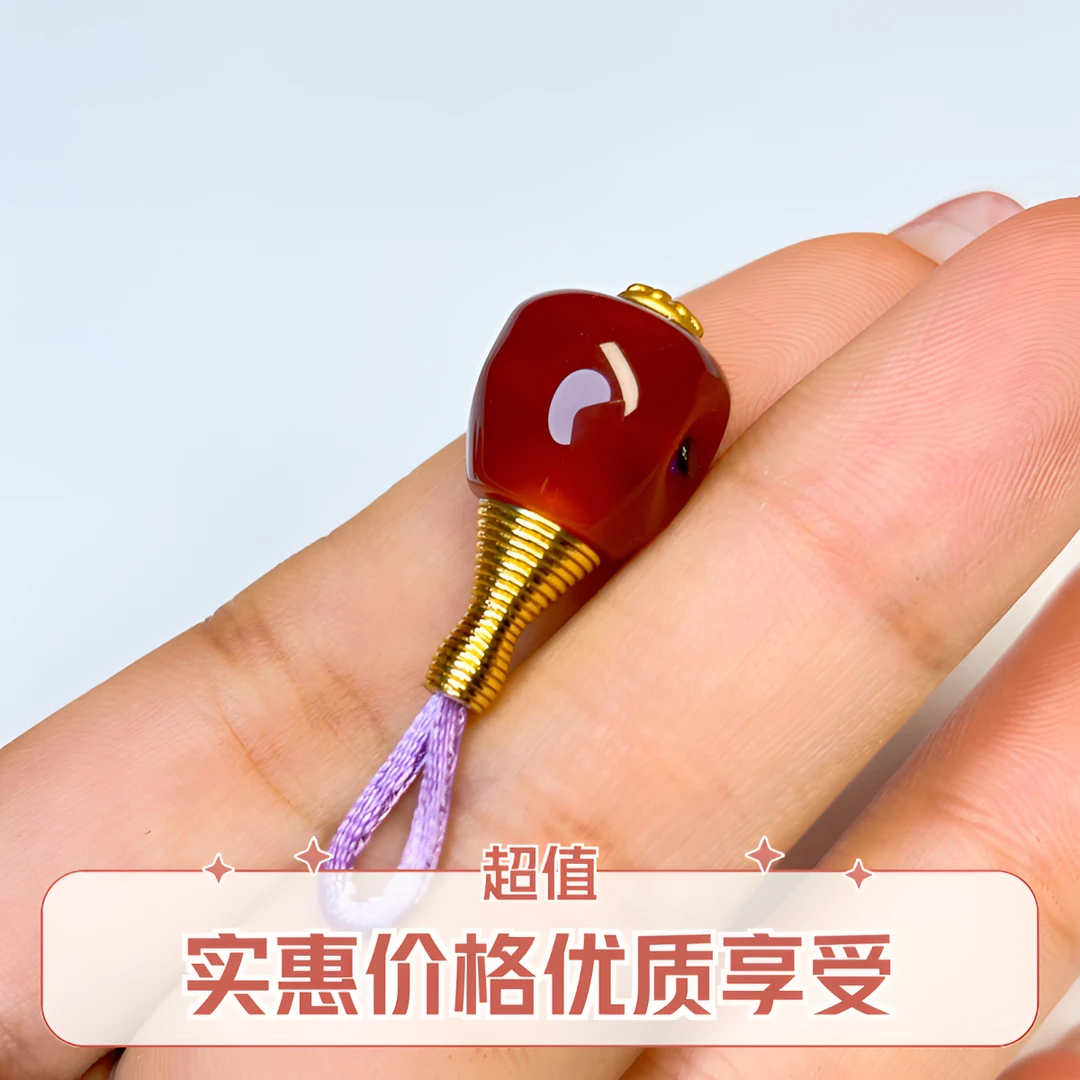 10mm-12mm川料精工三通手工镶嵌配串百搭素款分体三通文玩配饰