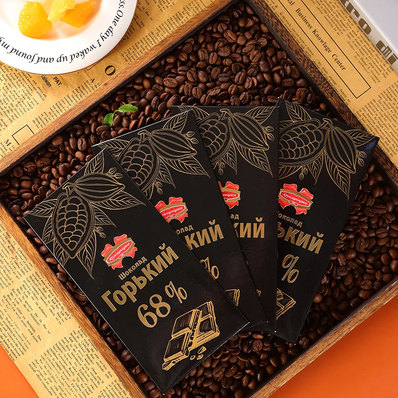 康美纳卡黑巧克力90克（黑盒）