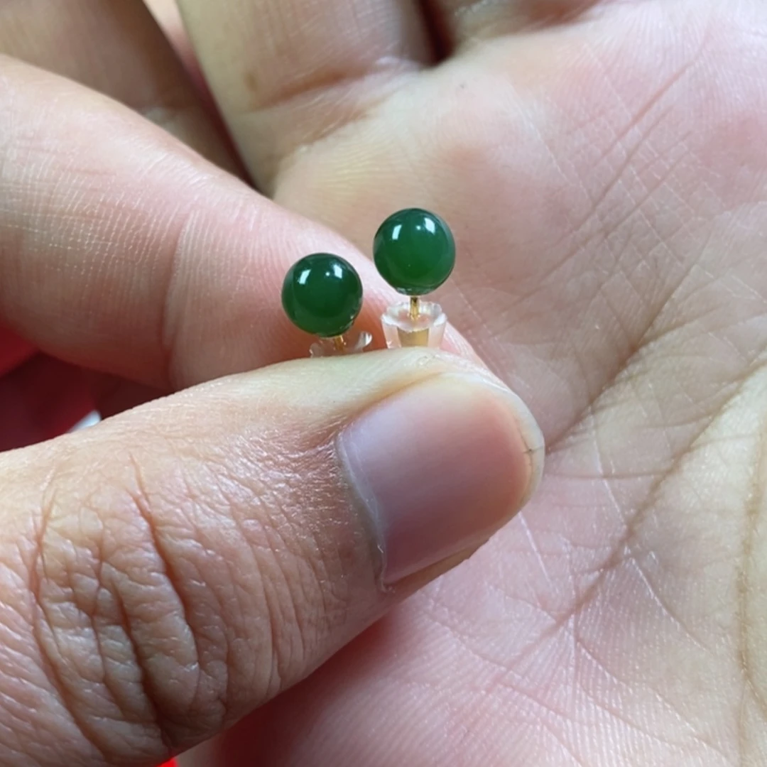【闪购商品】和田玉耳饰银S925镶嵌