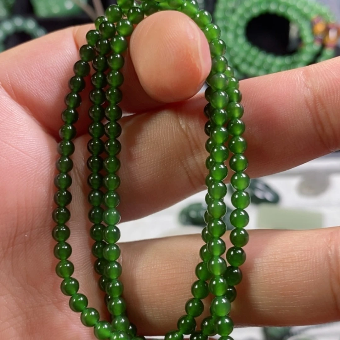 【闪购商品】和田玉（碧玉）手链未镶嵌
