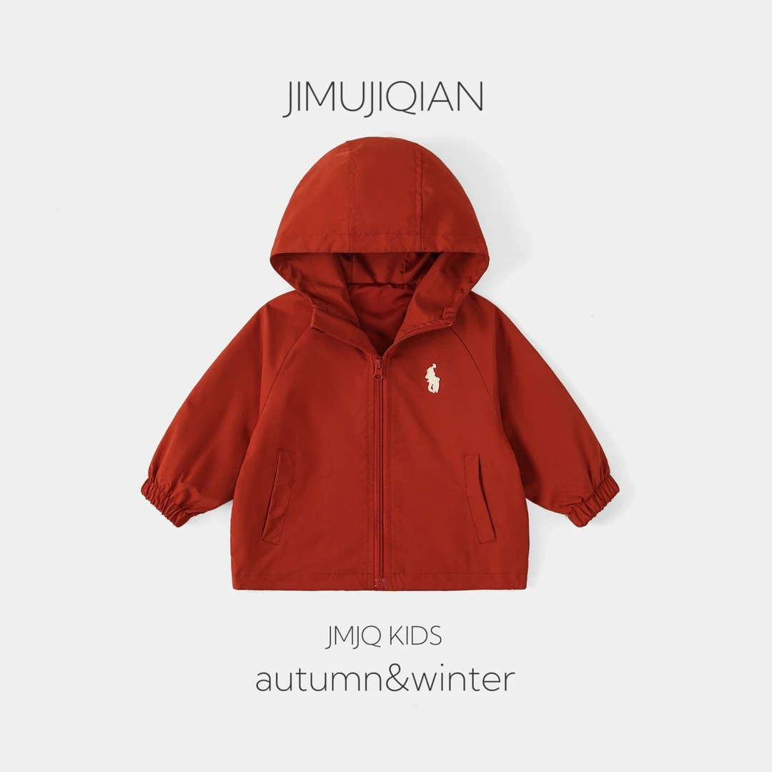 【亲子搭配款 20903】浅秋早春韩版儿童防风户外冲锋衣派克服外套