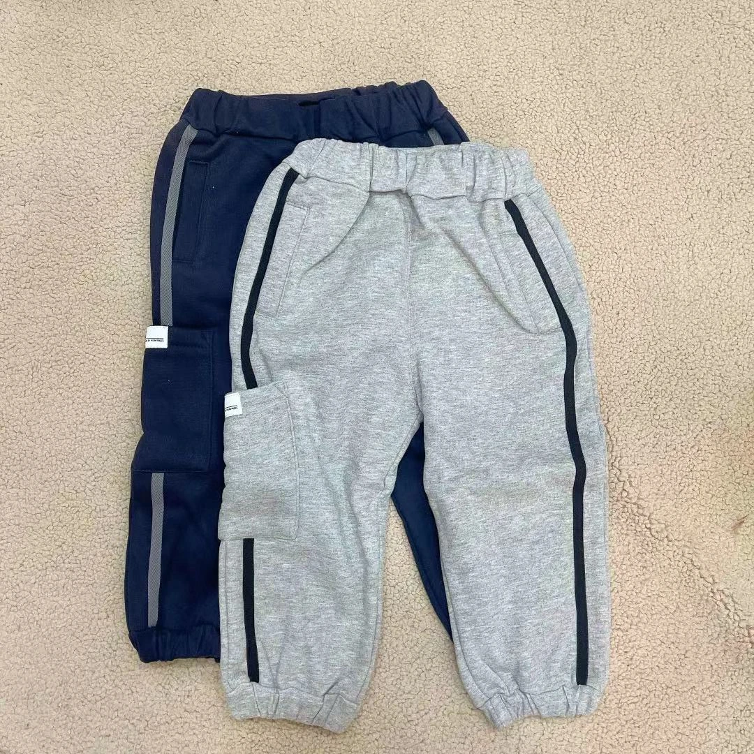 【年终收尾】设计师买手专柜大牌儿童专款针织一体绒长裤 CG66