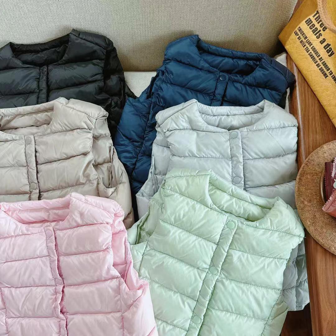 【校服神器 201329】中小童百搭90白鸭绒贴身保暖内搭羽绒内胆马甲