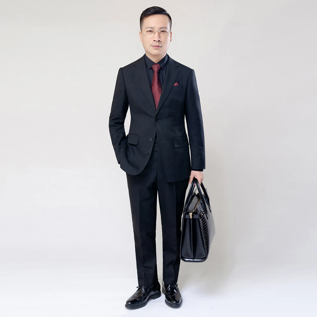 黑色小个子男西装西服双叉结婚男士礼服上衣裤子两件套装商务职