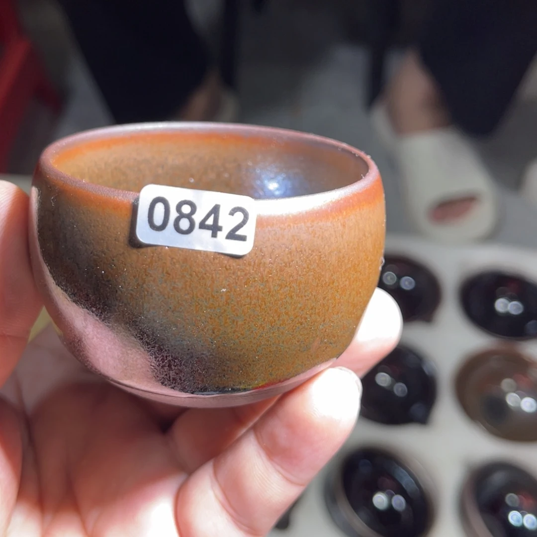 茶盏与***童原矿原釉柴烧建盏