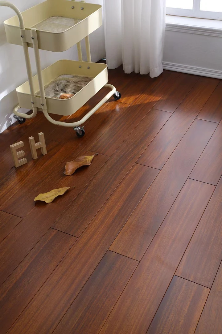 圆盘豆本色纯实木地板地热环保地板