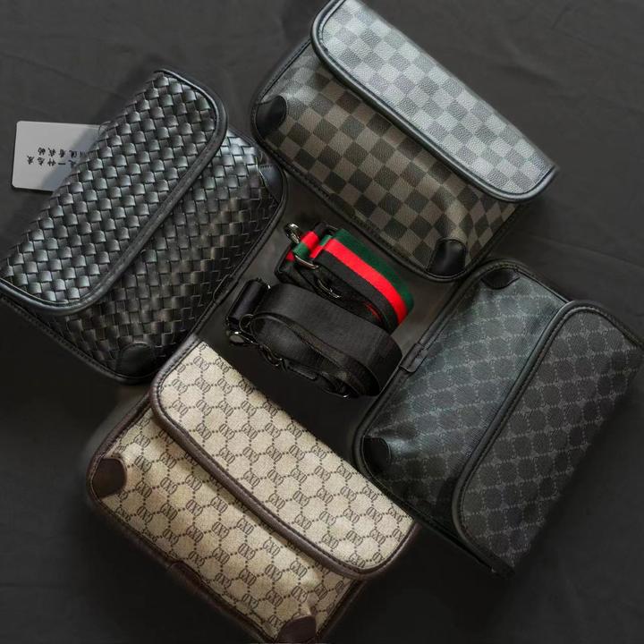 2024男士牛皮斜挎包高品质爆款虎头包单肩时尚潮流经典百搭休闲包