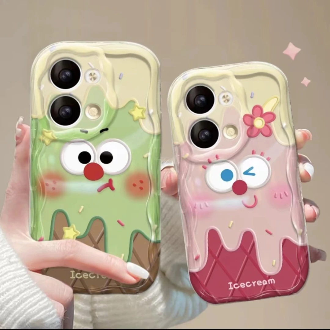 可爱冰淇淋适用于苹果/华为/OPPO/VIVO/小米手机保护壳新款高颜值