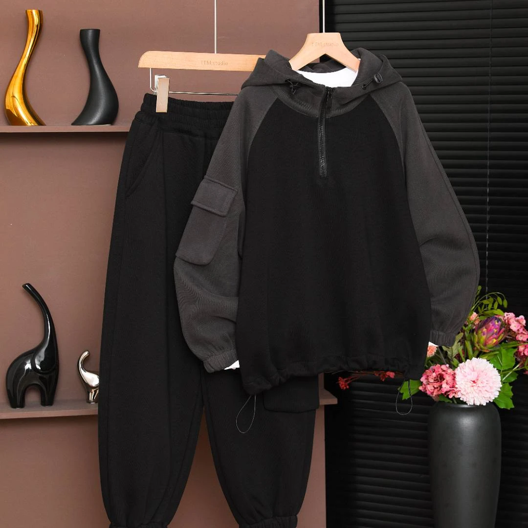 【TTM kids】男女童休闲套装潮牌2024年新款秋季韩版宽松两件套