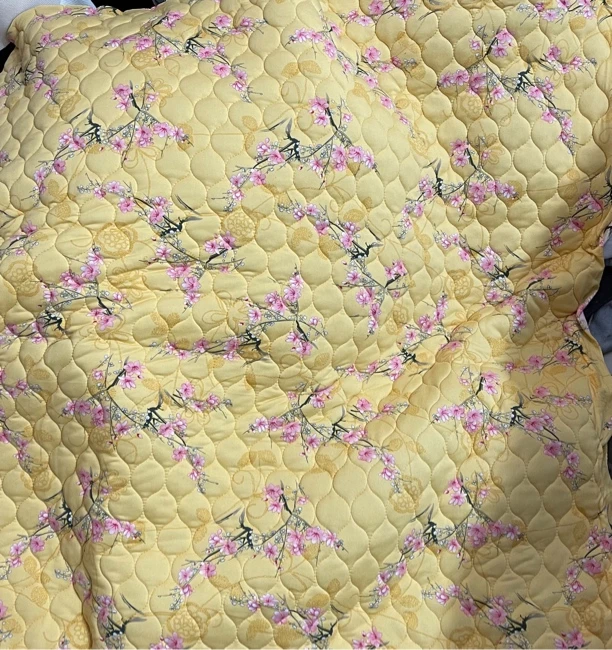 三层加厚驼绒棉 居家服 服装面料