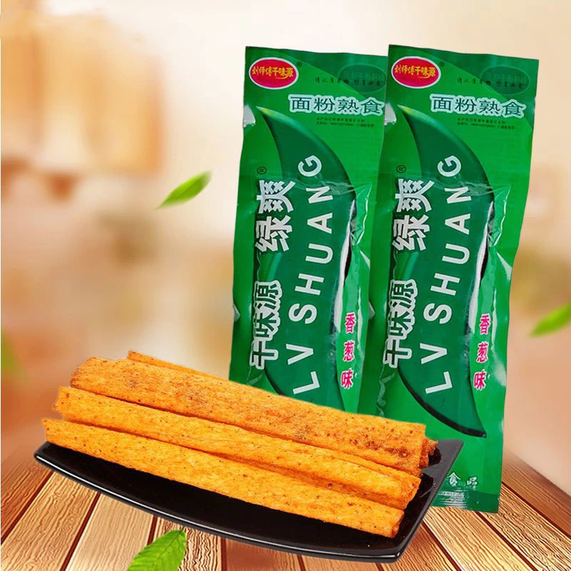 千味源绿爽 辣条80后90后童年怀旧辣皮 麻辣香辣零食网红火热辣片