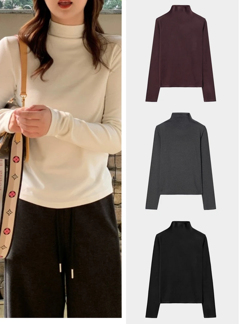 Seawhen海维恩「极简云柔打底」越简单|越气质，发热显瘦百搭高领衫