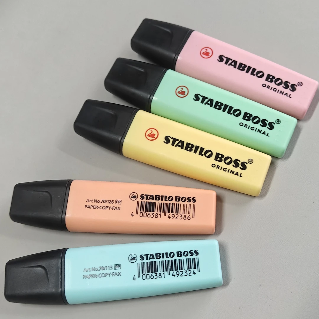 【5支】OAE 荧光笔马卡龙色儿童学生用标记笔记划重点彩色