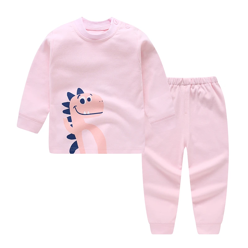 憨豆龙男女宝宝四季款小企鹅长袖长裤套装914705