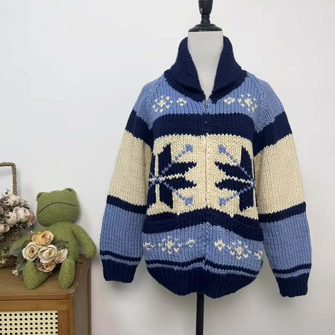 秋冬复古日系羊毛衣