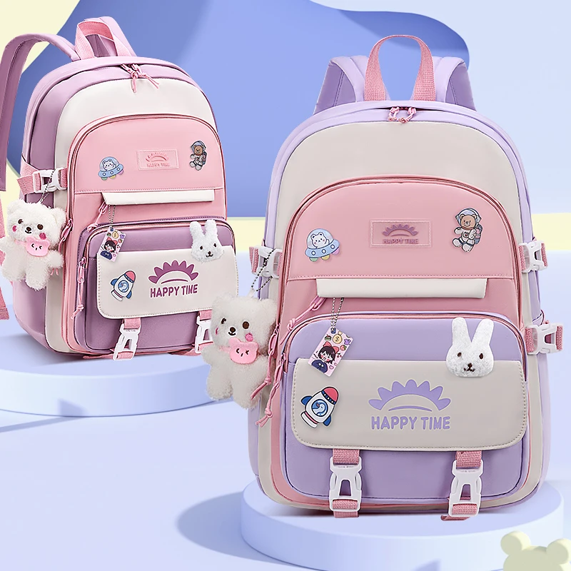 双肩包学院风中学生高中生日小学生韩版卡通休闲百搭森系软妹背包