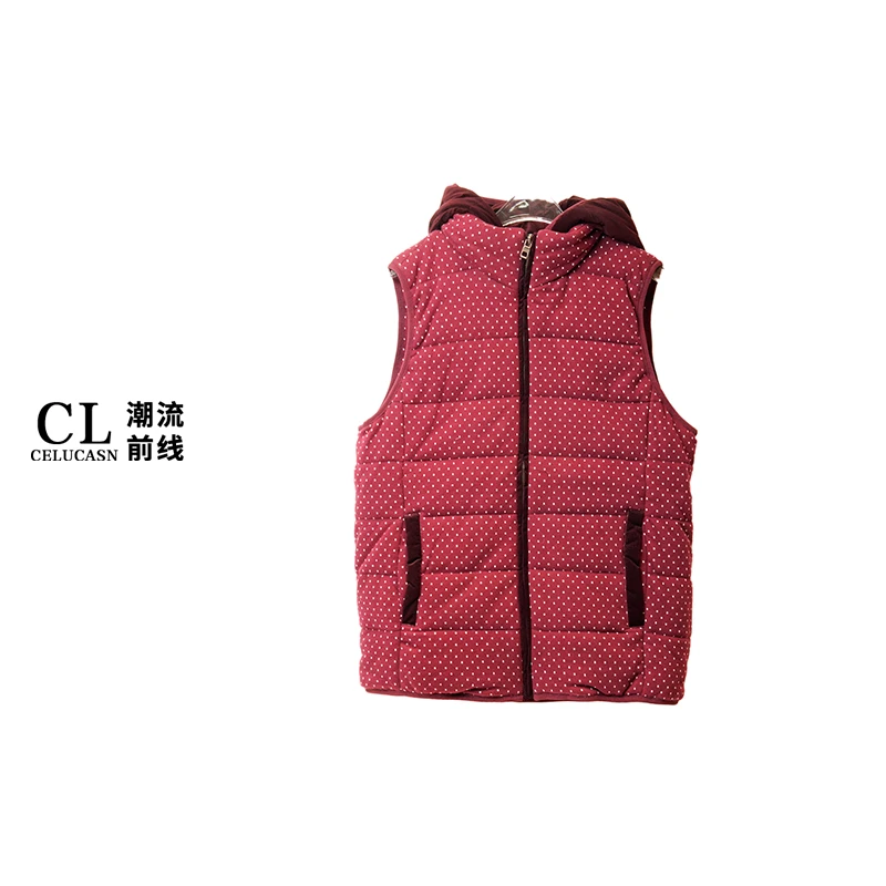 O5TBZ267#情侣棉服马甲青年男女休闲保暖外套潮流坎肩马夹