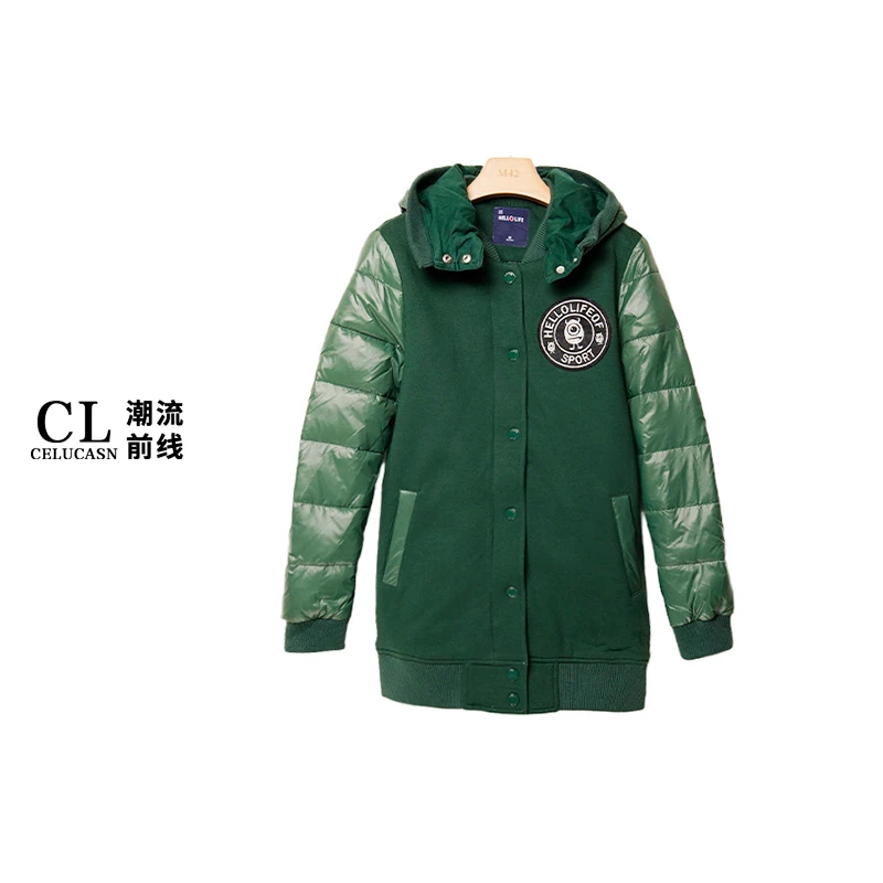 H5WBZ262#加厚棒球服外套女秋冬装新款爆款韩版夹棉上衣