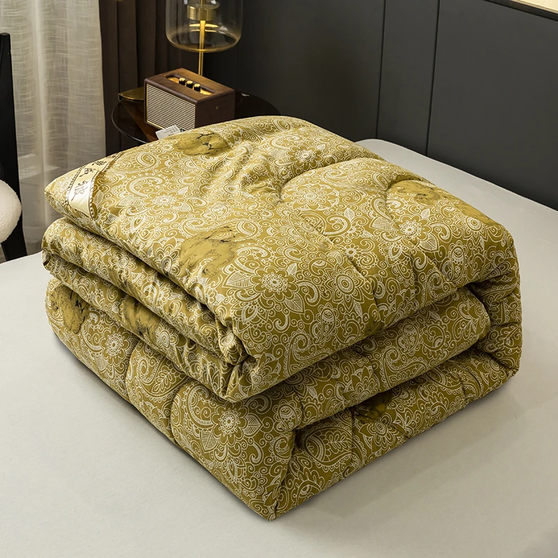 驼纤维被子秋冬款被子加厚保暖冬被春秋被双人被家用宿舍用被芯