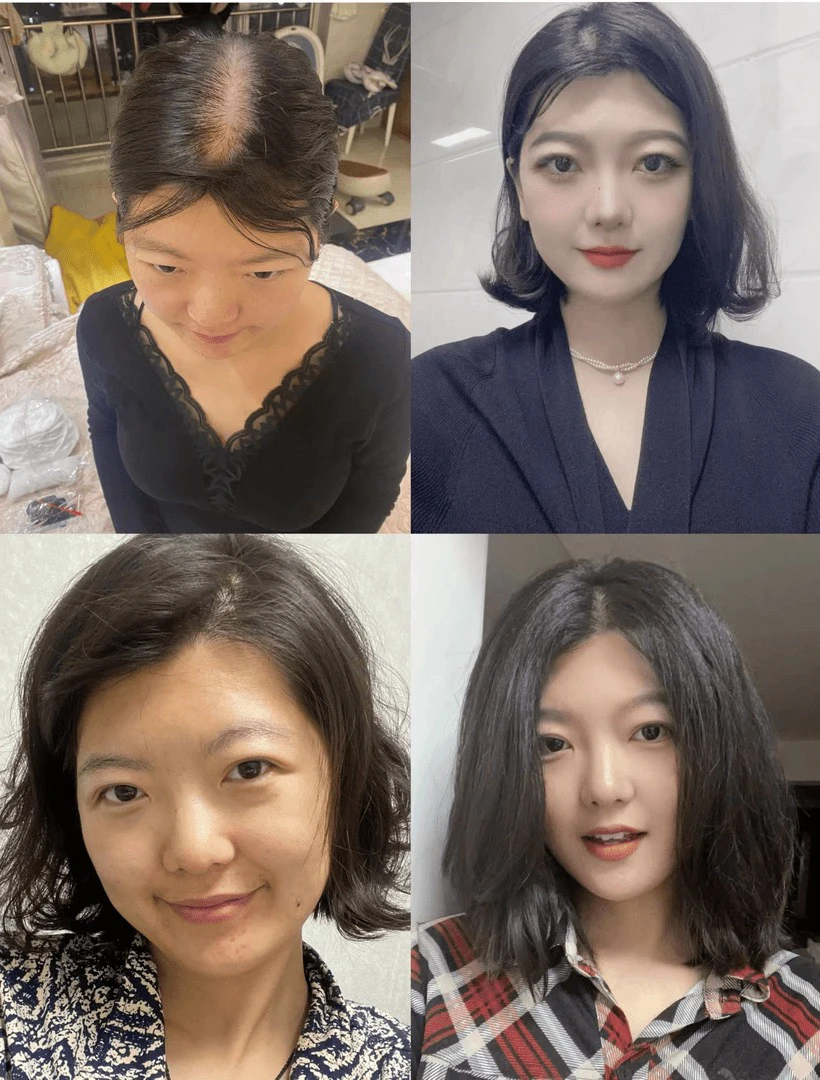 主播很早以前的头发