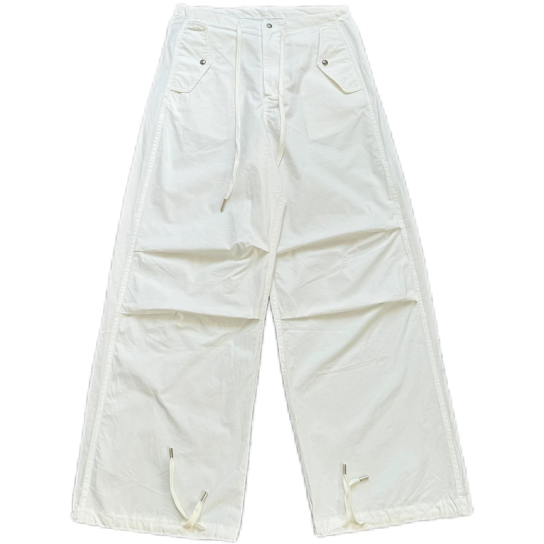 [Janunes Liu]时尚可束脚抽绳口袋休闲裤K1387