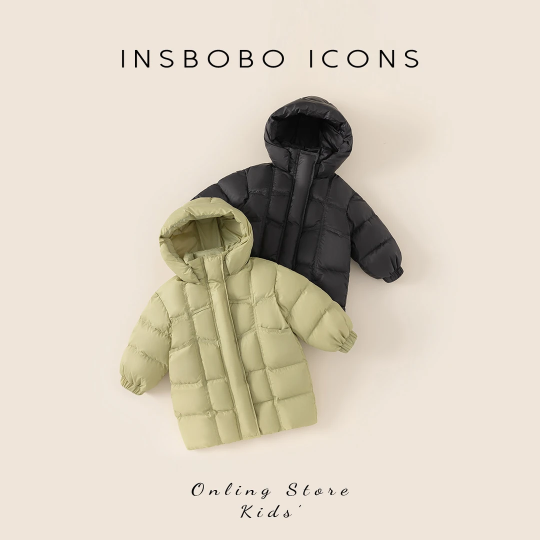 DY42013【冬】儿童羽绒服（简约纯色连帽羽绒服）