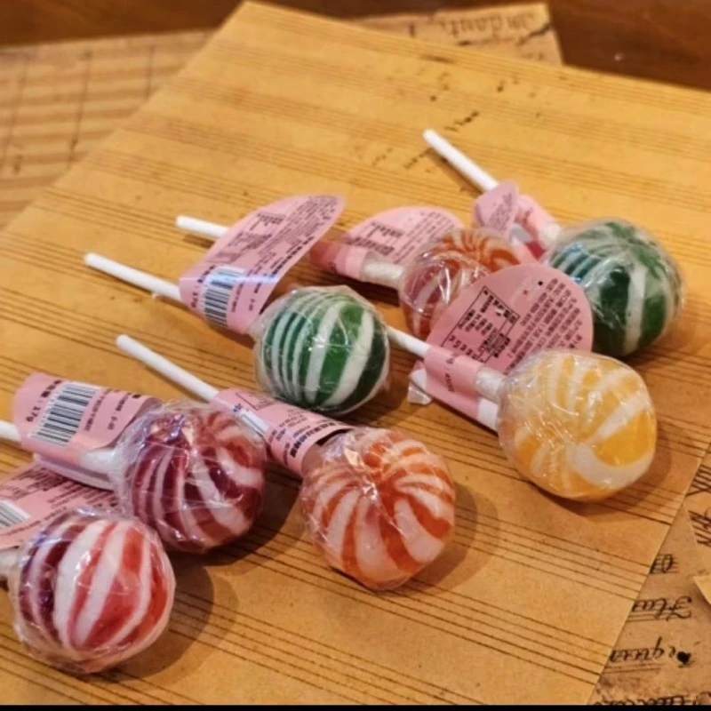 芽嘧德国手工进口水果棒棒糖儿童超大颗糖果星空超大颗水果糖果